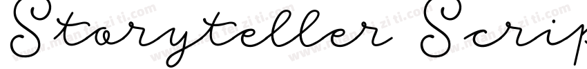 Storyteller Script Bold字体转换